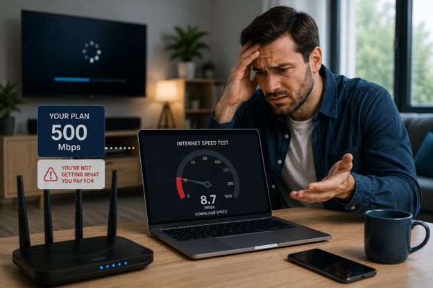 internet speed test frustration